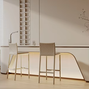 Modern table combination 3d model