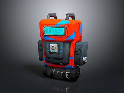 Camping backpack travel bag travel backpack camping bag mountaineering bag hiking backpack travel bag 3d model