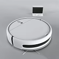 Efficient White Robotic Vacuum Cleaner as Daily Use Appliance With Charging Dock For Automatic Cleaning
