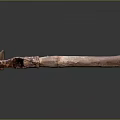 Rusty Old Fashioned Agricultural Hoe Equipment For Farming Work Use