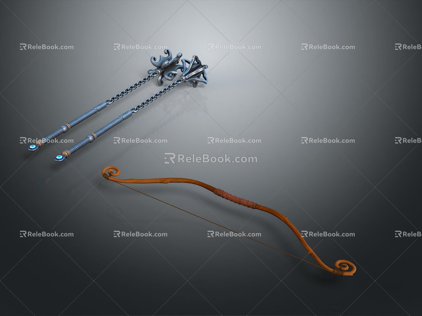 Crossbow Crossbow Crossbow Crossbow Mechanical Crossbow Shift Bow and Arrow Shoot Far Equipment Weapons High-tech Crossbow 3d model