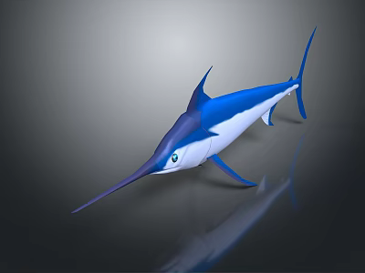 Northern bluefin tuna albacore tuna yellowfin tuna blackfin tuna 3d model