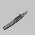 ship landing ship 3d model