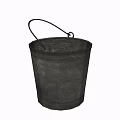 Essential Agricultural Equipment Metal Bucket With Sturdy Handle For Farming Operations