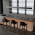 Bar 3d model