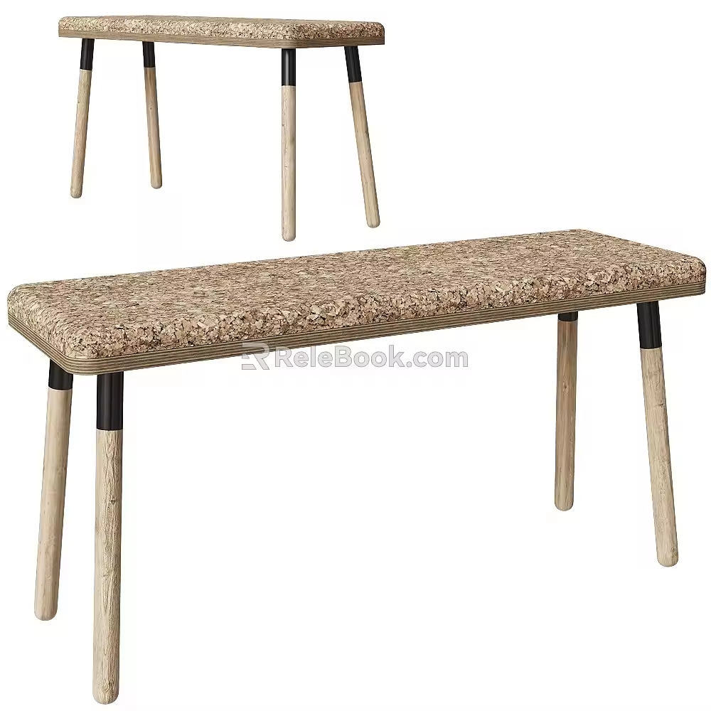 Askia Bench 3d model
