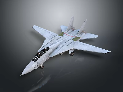 Futuristic Space Fighter Aircraft With Advanced Technology For Cosmic Exploration Missions 3d model