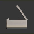 White Laboratory Centrifuge With Open Lid And Bottle Holders On Dark Background