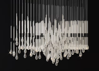Modern Crystal Chandelier Crystal Decorative Chandelier 3d model