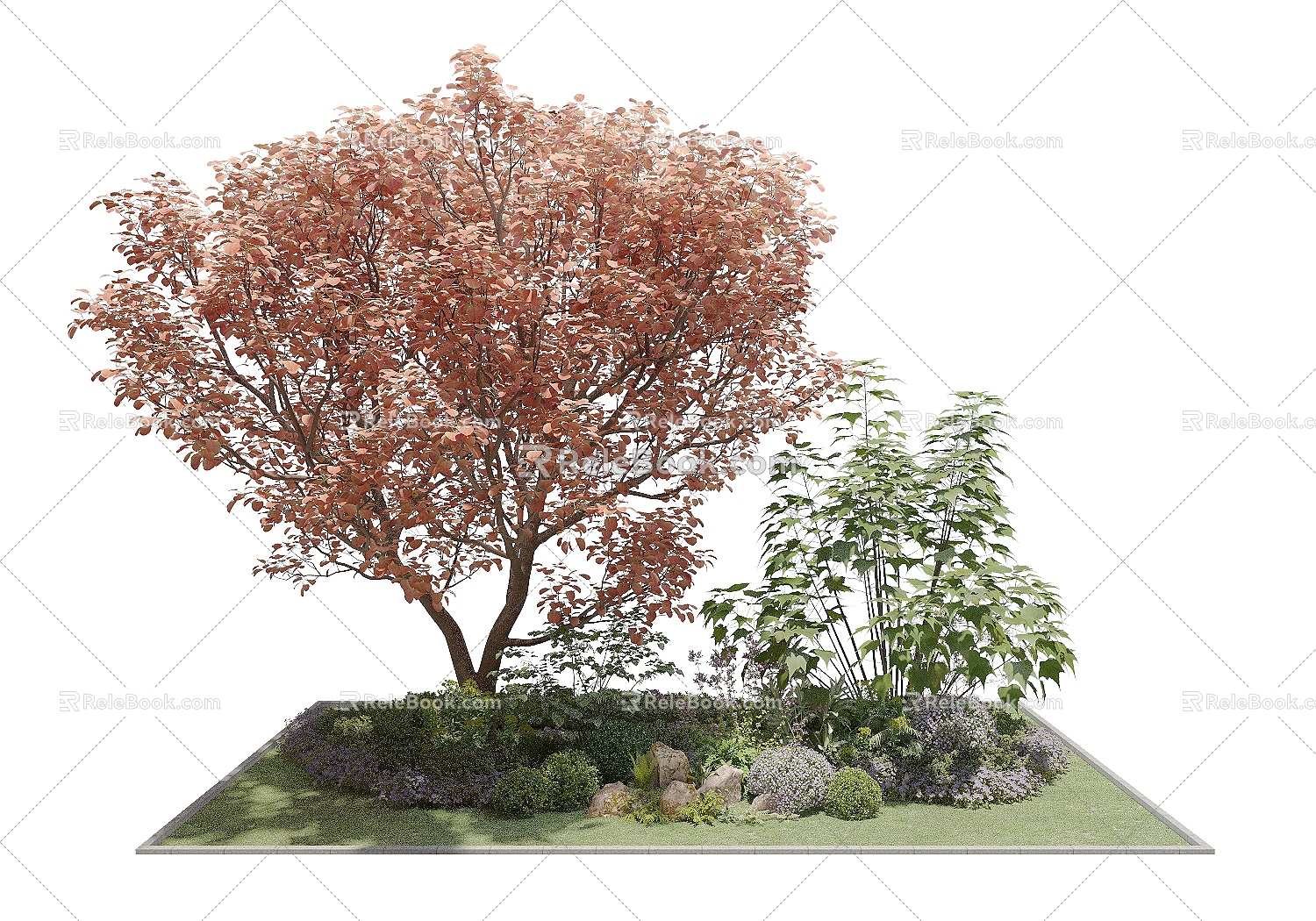 Modern Tree Outdoor Plant Greening Landscape 3d model