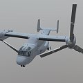 Osprey helicopter 3d model