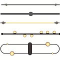 Modern Wall Sconces With Various Designs Including Strip Ring And Spherical Bulbs