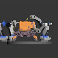 Modern robot spider robot mecha spider sci-fi spider 3d model