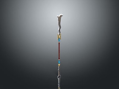 spear ancient weapon cold weapon 3d model