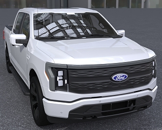 Ford F150 electric pickup truck 3d model