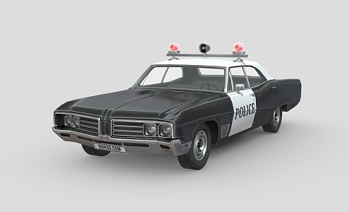 Buick Wildcat Police Car 3d model