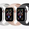 Modern Smartwatch Digital Dial Design With White Pink Black Bands And Health Monitoring Interface