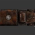 Rusty Oil Tanker Truck With Vintage Design And Rusted Metal Details