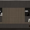 bookcase open cabinet custom cabinet 3d model