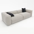 Double sofa 3d model