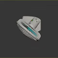RIVO Air Cooler Fan with White Base and Green Blades Efficient Cooling Device