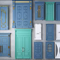 Diverse Hinged Doors With Classic And Modern Styles And Multiple Color Choices