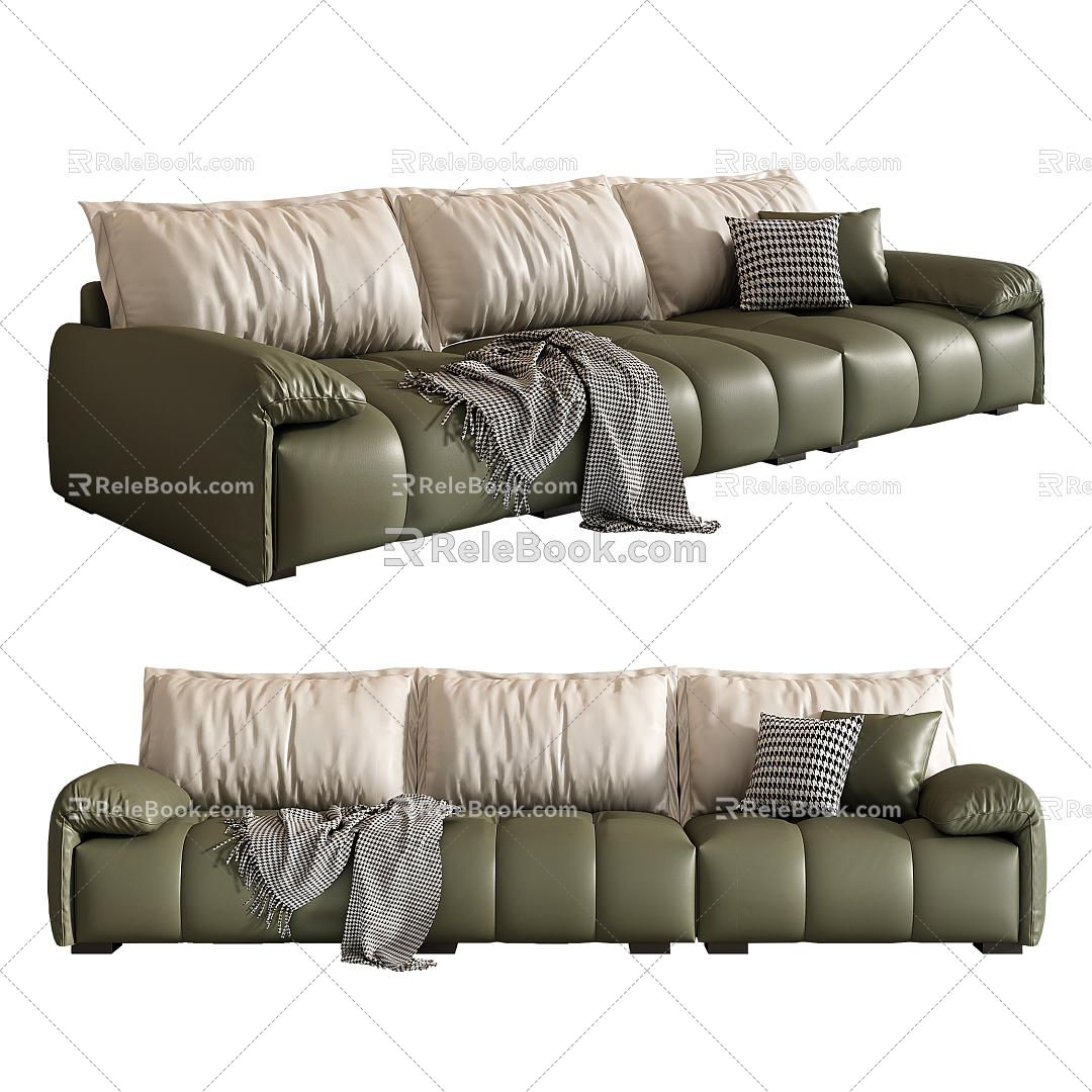 Modern Multiplayer Sofa Neowall Sofa 3d model