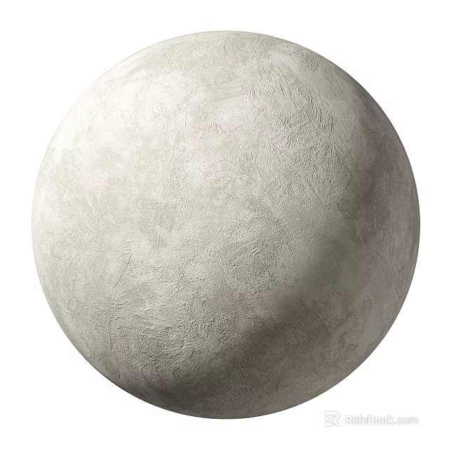 Gray Spherical Component With Textured Surface And Smooth Round Design 3d model 