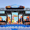Genki Forest Energy Young Stage With Modern Design And LED Screens Lighting Effects