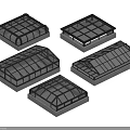 Various Styles Of Black Frame Glass Roof Skylight Sunroom Structure Designs For Modern Residences