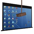 Modern Projector Projection Curtain 3d model