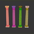 Columns Stone Columns Stone Columns Old Columns Roman Columns Roman Columns Classical Columns Greek Columns 3d model
