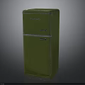 Green Vintage FRIGO Fridge Retro Style Classic Home Appliance Design