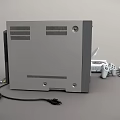 modern sony game console 3d model