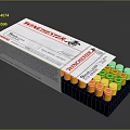 Open Winchester Ammunition Box With Golden Bullets In Black Tray