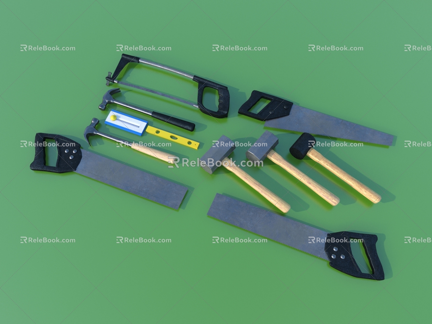 Hardware Tools Hardware Parts 3D Model 3d model