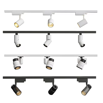 Modern Spotlights Track Spotlights 3d model