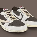 Nike Casual Sports Shoes With White Grey Upper Cream Laces And Breathable Holes