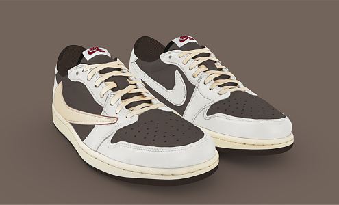 Modern sneaker Nike sneaker 3d model