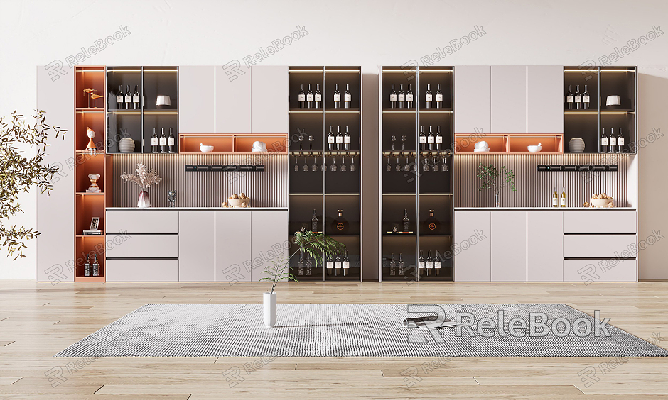 Modern Wine Cabinet model