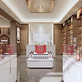 Modern Tobacco And Alcohol Store Exterior With Signage Display Windows And Interior Shelves
