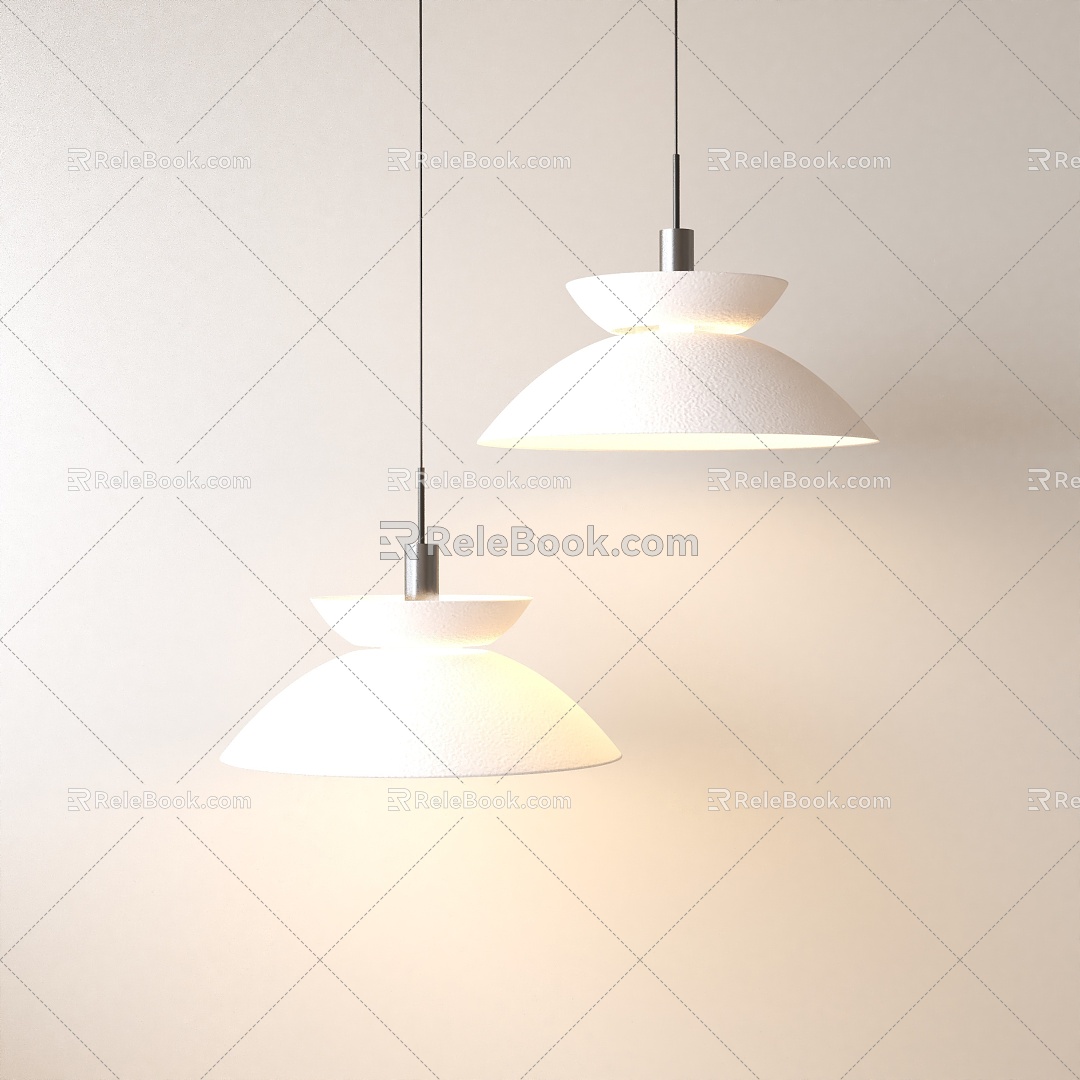 Modern chandelier 3d model