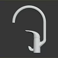 Modern Chrome Kitchen Faucet With Sleek Design And Single Handle