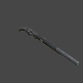 weapon flint pistol 3d model