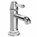 Chrome Single Handle Faucet With Shiny Finish And Modern Design For Home Use