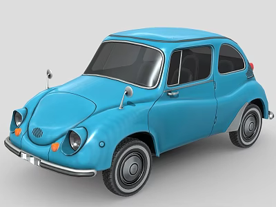 Vintage car car car vintage car vintage car vehicle beetle PBR material 3d model
