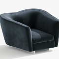 Single sofa single chair leisure chair 3d model