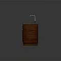 Wooden Kitchen Cabinets With Gray Countertop Sink And Faucet Design