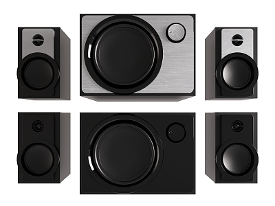 audio speaker audio playback equipment electronic equipment 3d model