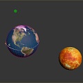 Sun Moon Solar System Saturn Jupiter Mars Earth Pluto Neptune Venus celestial body 3d model